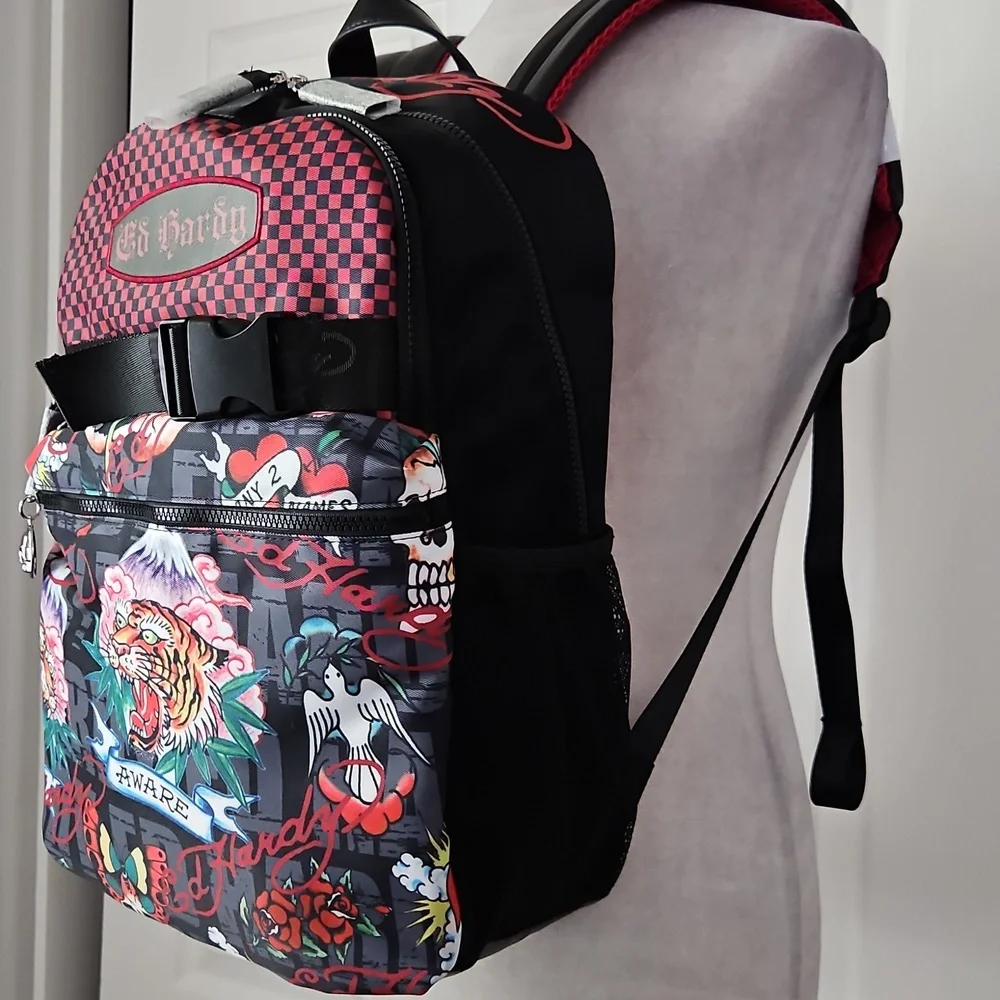 Ed Hardy NWT Tiger Backpack Unisex